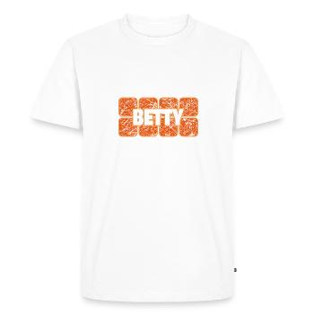 Betty as a first name - Men's Premium Organic T-Shirt - white - Front - Nico (187cm)