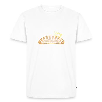 Podologue - T-shirt Premium bio Homme - blanc - Devant - Nico (187cm)