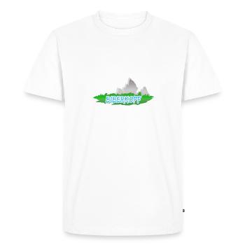 Tête de castor Tête de castor - T-shirt Premium bio Homme - blanc - Devant - Nico (187cm)