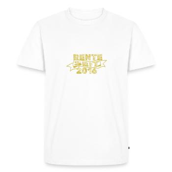 2016 - Men's Premium Organic T-Shirt - white - Front - Nico (187cm)