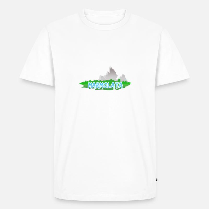 Marmolata als Marmolata - Männer Premium Bio T-Shirt - undefined