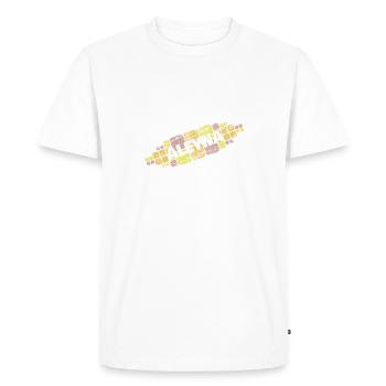 Mama Aleyna - Men's Premium Organic T-Shirt - white - Front - Nico (187cm)