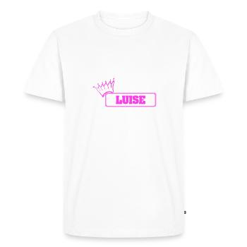 Couronne Luise - T-shirt Premium bio Homme - blanc - Devant - Nico (187cm)