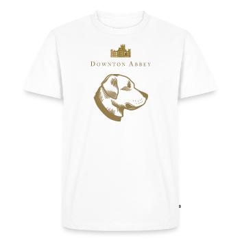 Downton Abbey Labrador Retriever Pharaoh - Men's Premium Organic T-Shirt - white - Front - Nico (187cm)