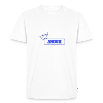 Daughter Anouk - Men's Premium Organic T-Shirt - white - Front - Nico (187cm)