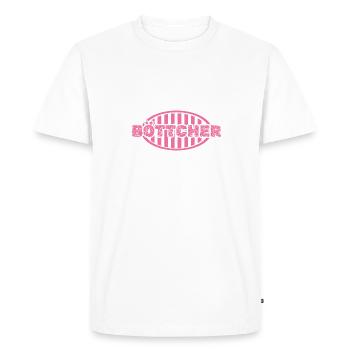 Cadeau pour les tonneliers - T-shirt Premium bio Homme - blanc - Devant - Nico (187cm)