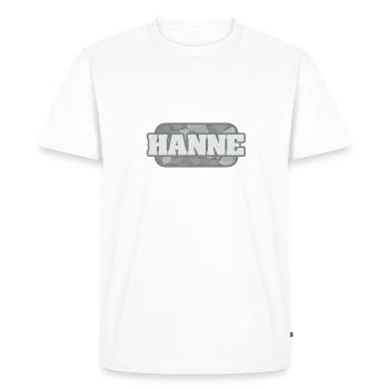 Santé Hanne - T-shirt Premium bio Homme - blanc - Devant - Nico (187cm)