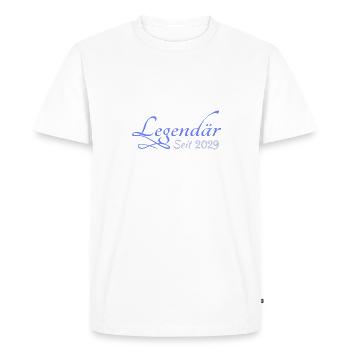 Héroïne 2029 - T-shirt Premium bio Homme - blanc - Devant - Nico (187cm)