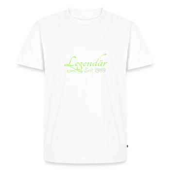 1989 - Men's Premium Organic T-Shirt - white - Front - Nico (187cm)