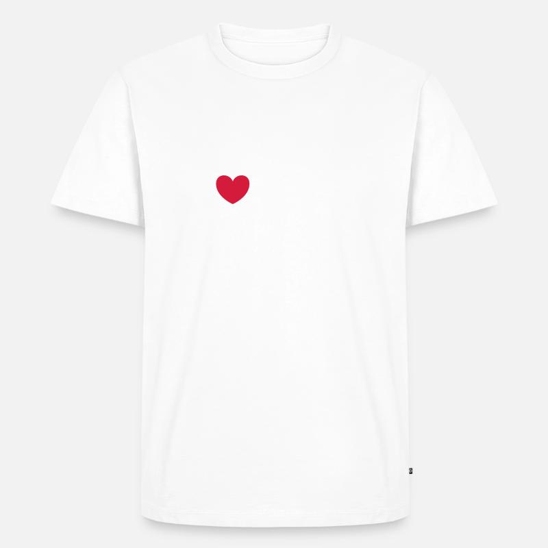 Fondue - Männer Premium Bio T-Shirt - Weiß