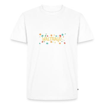 Waltraud - T-shirt Premium bio Homme - blanc - Devant - Nico (187cm)