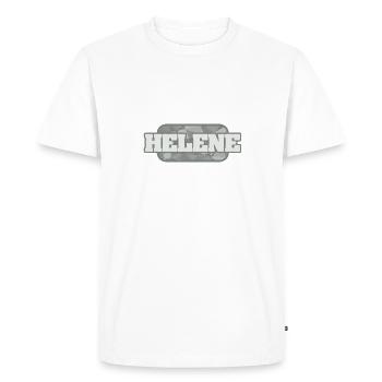 Health Helene - Men's Premium Organic T-Shirt - white - Front - Nico (187cm)