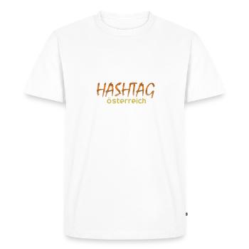 Austria - Men's Premium Organic T-Shirt - white - Front - Nico (187cm)