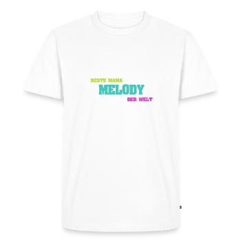 Melody as Mother - Men's Premium Organic T-Shirt - white - Front - Nico (187cm)