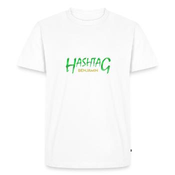 Gift for Benjamin - Men's Premium Organic T-Shirt - white - Front - Nico (187cm)