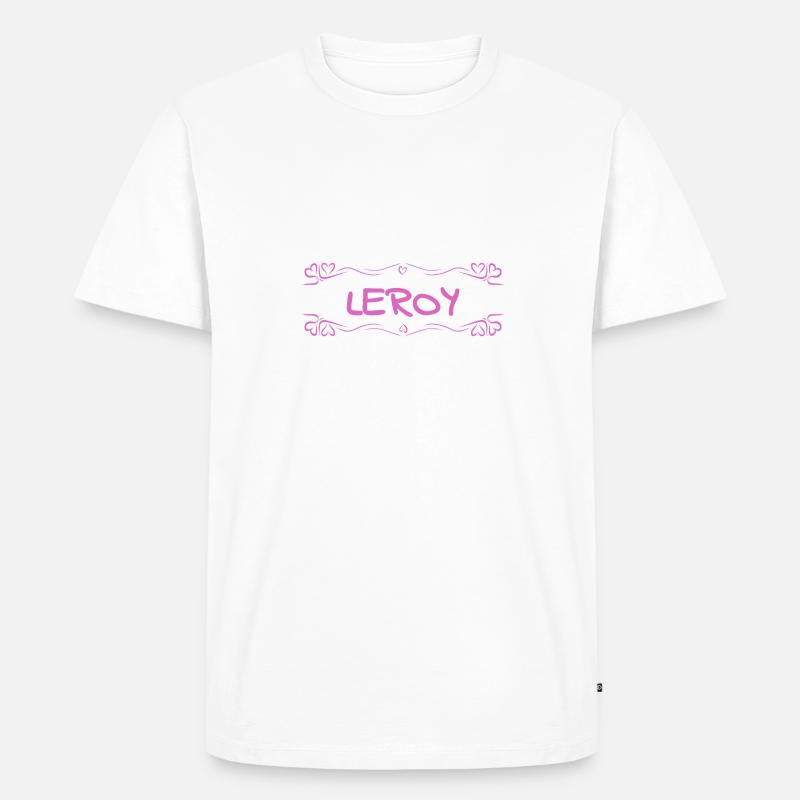 Name Leroy - Männer Premium Bio T-Shirt - undefined