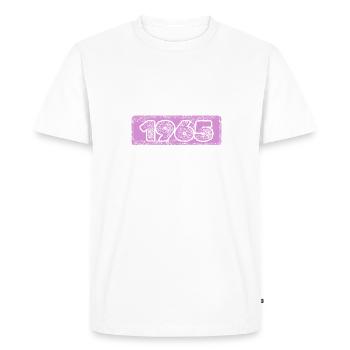 1965 - T-shirt Premium bio Homme - blanc - Devant - Nico (187cm)