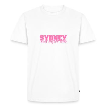 Sydney - T-shirt Premium bio Homme - blanc - Devant - Nico (187cm)