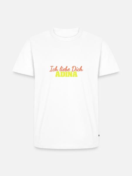Adina als Liebe - Männer Premium Bio T-Shirt - 