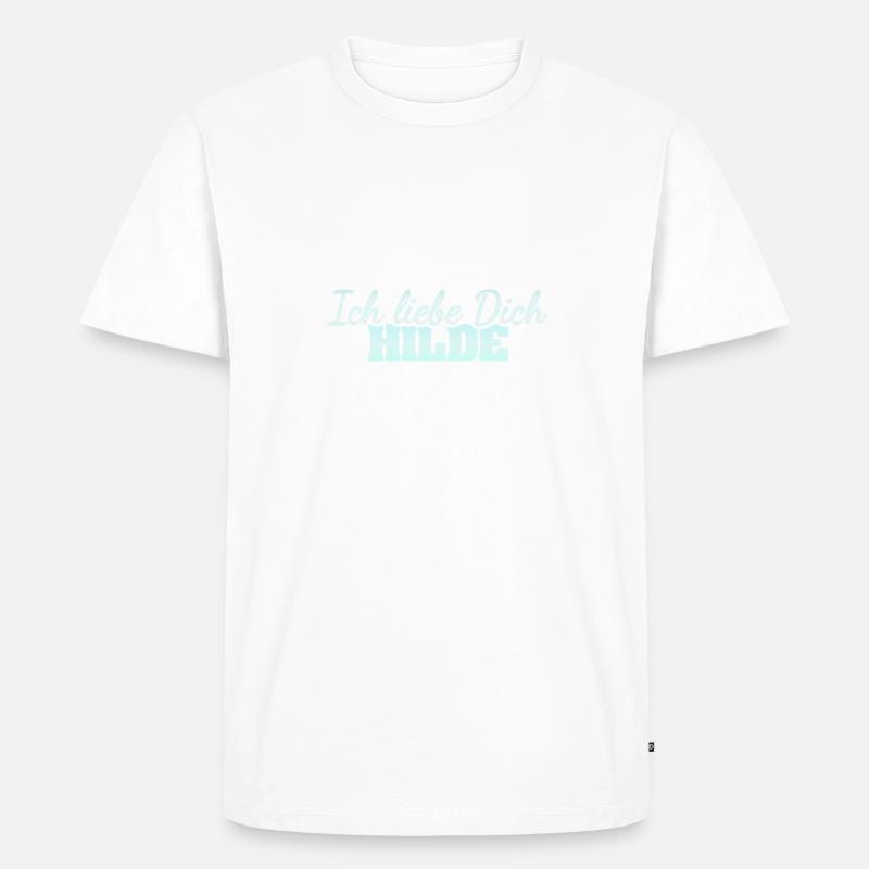 Hilde als Liebe - Männer Premium Bio T-Shirt - undefined