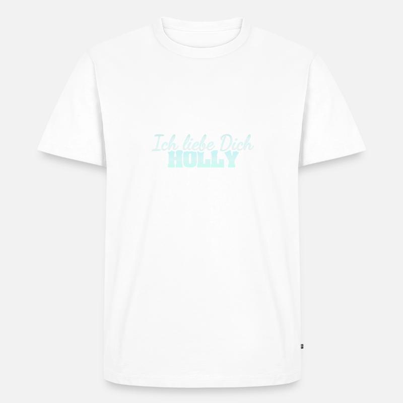 Holly - Männer Premium Bio T-Shirt - undefined