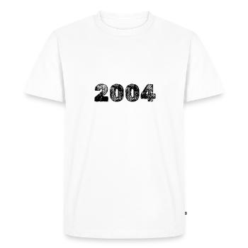 2004 - Men's Premium Organic T-Shirt - white - Front - Nico (187cm)
