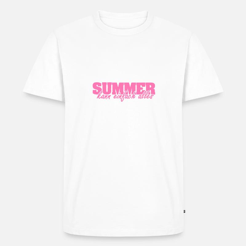 Frau Summer - Männer Premium Bio T-Shirt - undefined
