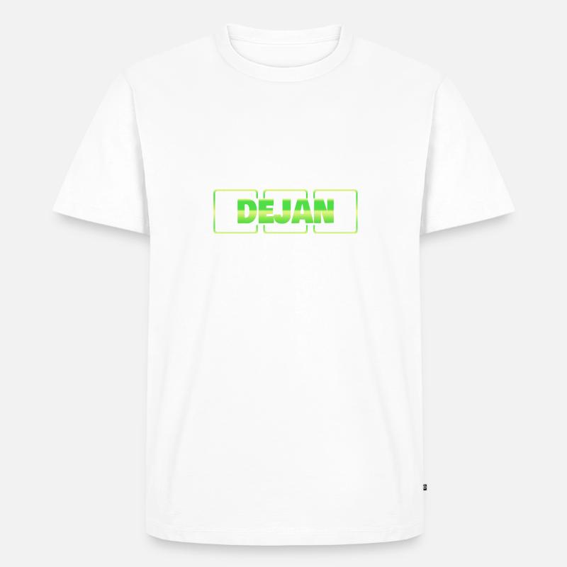Geschenkidee Dejan - Männer Premium Bio T-Shirt - undefined