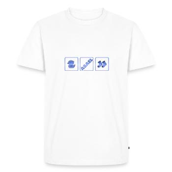 Asael as Birth - Men's Premium Organic T-Shirt - white - Front - Nico (187cm)