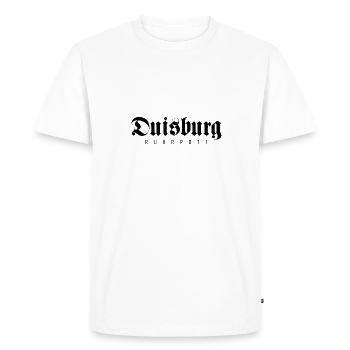 Duisburg City Industry Coal Ruhrpott - Men's Premium Organic T-Shirt - white - Front - Nico (187cm)