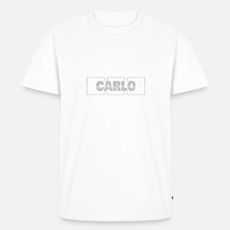 Geschenkidee Carlo - Männer Premium Bio T-Shirt - undefined