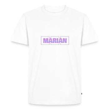 Cadeau pour Marian - T-shirt Premium bio Homme - blanc - Devant - Nico (187cm)