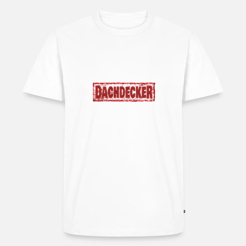 Job Dachdecker - Männer Premium Bio T-Shirt - undefined