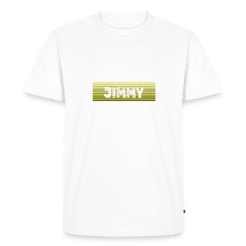Cadeau pour Jimmy - T-shirt Premium bio Homme - blanc - Devant - Nico (187cm)