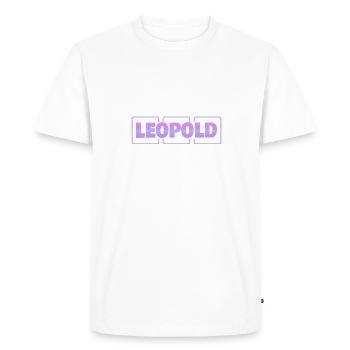 Pregnancy Leopold - Men's Premium Organic T-Shirt - white - Front - Nico (187cm)