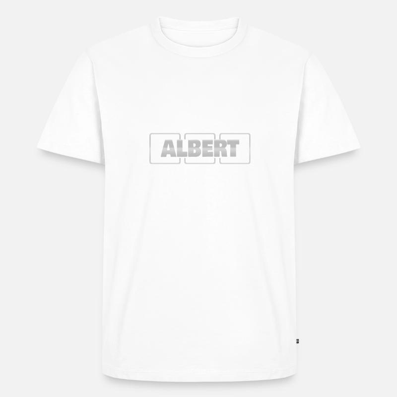 Geschenkidee Albert - Männer Premium Bio T-Shirt - undefined