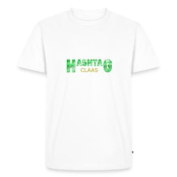 Claas Claas - Men's Premium Organic T-Shirt - white - Front - Nico (187cm)
