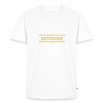 Cadeau pour l’aidant - T-shirt Premium bio Homme - blanc - Devant - Nico (187cm)