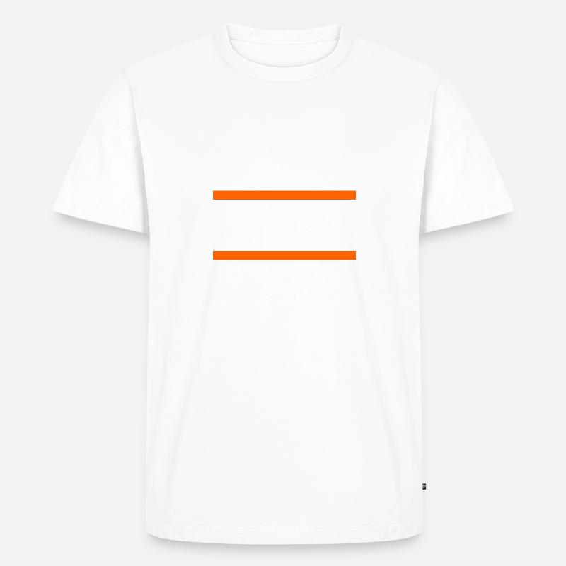 Freshman Year Bold Block Statement - Männer Premium Bio T-Shirt - Weiß