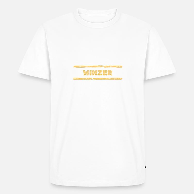 Winzer als Beruf - Männer Premium Bio T-Shirt - undefined