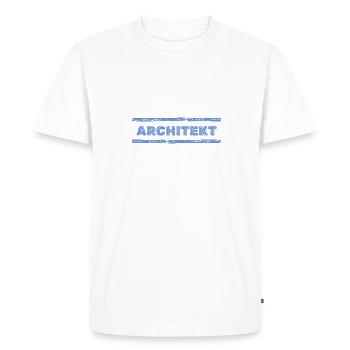 Architect as a profession - Men's Premium Organic T-Shirt - white - Front - Nico (187cm)