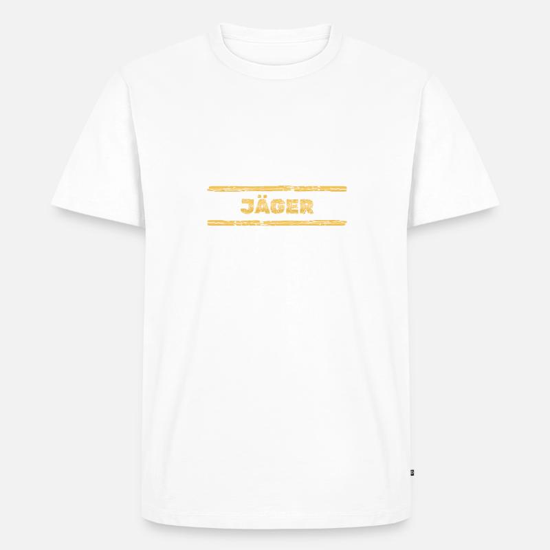 Jäger als Beruf - Männer Premium Bio T-Shirt - undefined