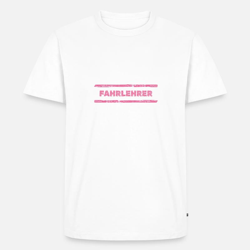 Beruf Fahrlehrer - Männer Premium Bio T-Shirt - undefined
