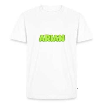 Bélier Bélier - T-shirt Premium bio Homme - blanc - Devant - Nico (187cm)
