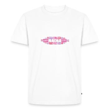 Cadeau pour Nadia - T-shirt Premium bio Homme - blanc - Devant - Nico (187cm)