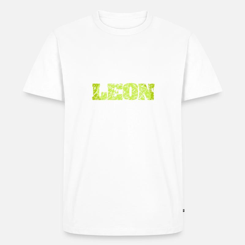 Geschenkidee Leon - Männer Premium Bio T-Shirt - undefined