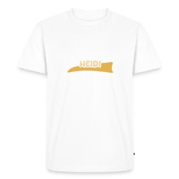 Gift for Heidi - Men's Premium Organic T-Shirt - white - Front - Nico (187cm)