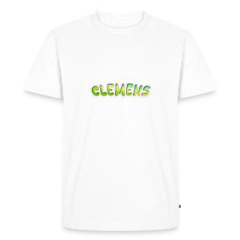 Job Clemens - T-shirt Premium bio Homme - blanc - Devant - Nico (187cm)