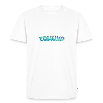 Edmund - T-shirt Premium bio Homme - blanc - Devant - Nico (187cm)