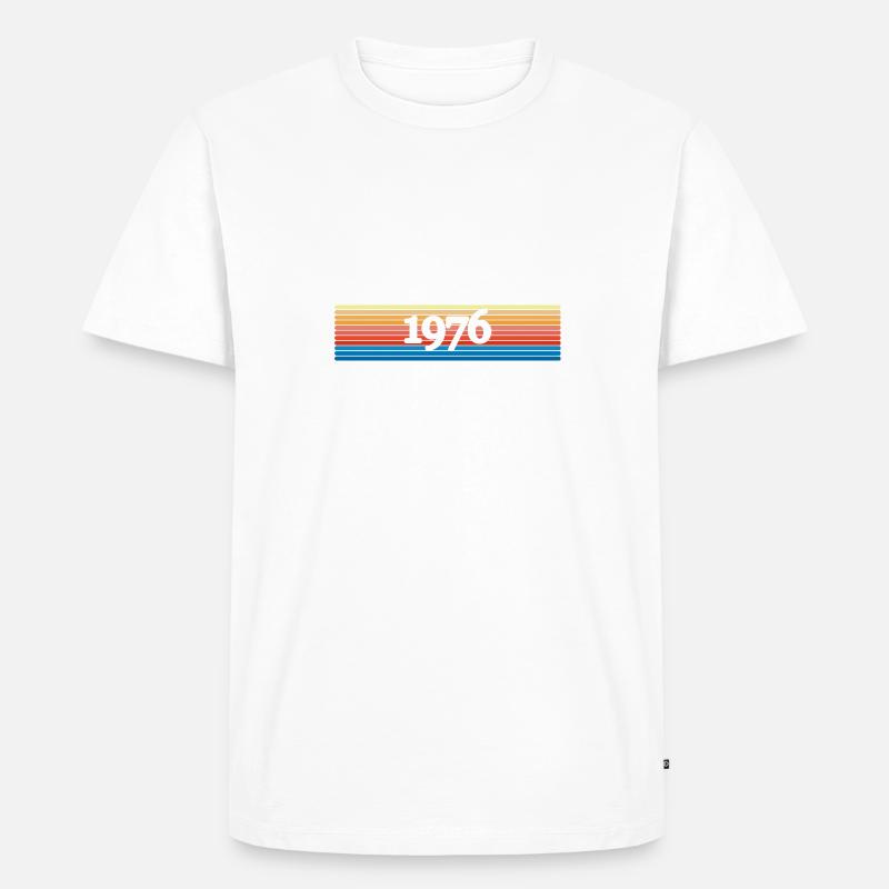 1976 1976 - Männer Premium Bio T-Shirt - undefined